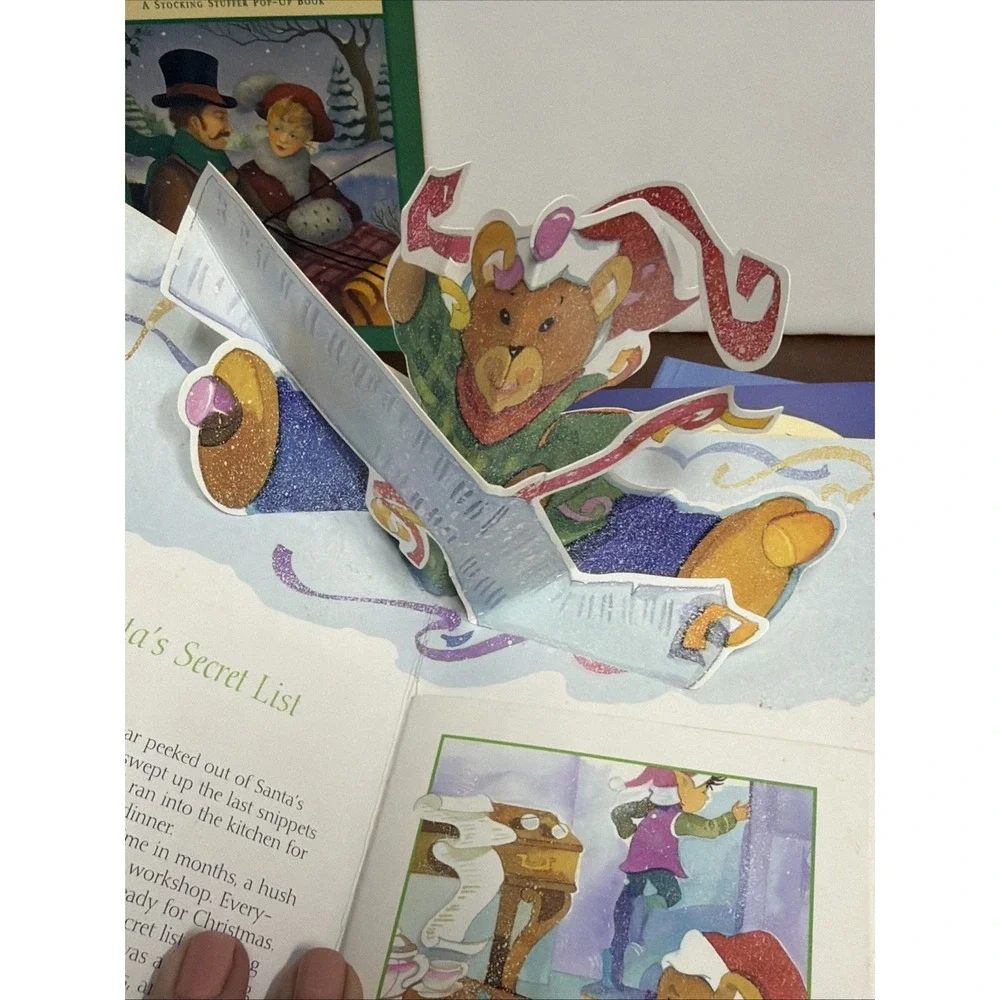 Vintage Christmas Stuffer Pop Up Books‎ Collection  Lot of 6 Dreamhouse 1995
